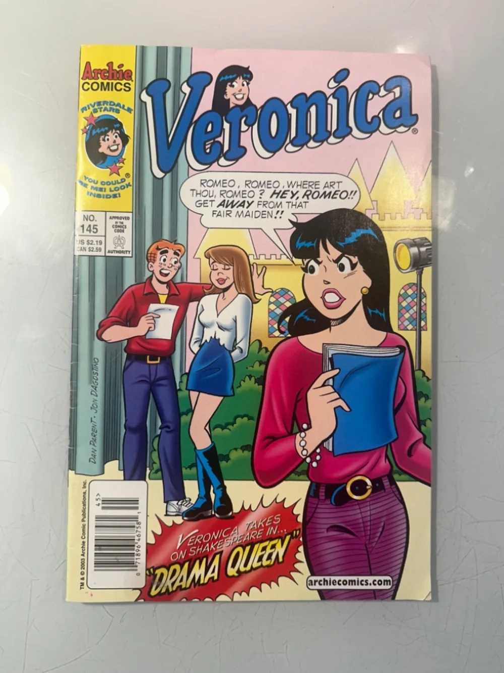 LOT OF 3 - VINTAGE 2003 ARCHIE COMICS - VERONICA & BETTY COMIC BOOKS 145 147 64